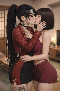 Boruto becoming sarada [hottielid] unfinished 3d comic [AI Generated]