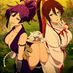 [Tbaanime] Yuzuriha x Sagiri! [AI Generated]