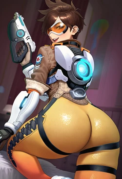 [Mikayori] [ REQ ] (normal) | Tracer Overwatch [AI Generated]