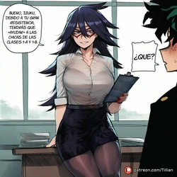 [Tillian] Izuku Midoriya x MHA Girls [AI-Generated] [Spanish]