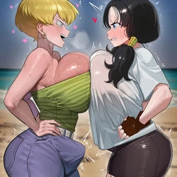 [Lulu/Luluchann] [Req] Erasa x Videl (Patreon) [AI Generated]