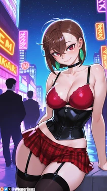 Momo Ayase (Dandadan) Streetwear WienerGens AI Generated