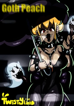[Twistybunnygirl] Goth Peach (Super Mario Brothers)