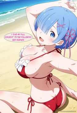 Setsuna - Rem / レム | Re:ZERO (Extras) (Patreon) [AI Generated]