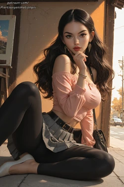 [Patreon] [AiASAG] [4K] 👗Monique 💄 - Preview [AI Generated]