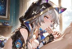 [MoekoAI] 賽飛兒 セファリア Cipher Blowjob [AI Generated]