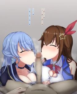 [山蝦蟇] sisi+sr ル舐めパイズリご奉仕 (ホロライブ)