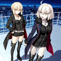 saber alter,jeanne alter/黑貞德,黑saber (AI Generated)