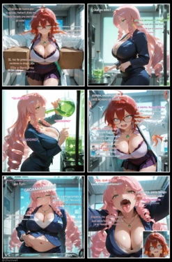 【Pixiv】【ChurnVeil】Hahari Wants Rentarou [Spanish] [AI Generated]