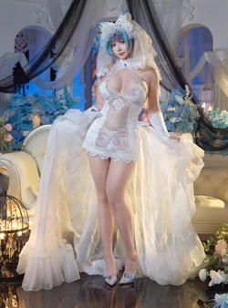 麻花酱 - 碧蓝航线 柴郡 内衣花嫁