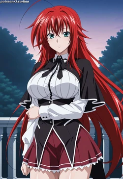 [Azurline] Rias Gremory (High School DxD) #1 (Patreon) [AI Generated]