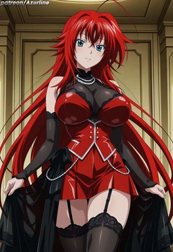 [Azurline] Rias Gremory (High School DxD) #3 (Patreon) [AI Generated]