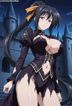 [Azurline] Akeno Himejima (High School DxD) #2 (Patreon) [AI Generated]