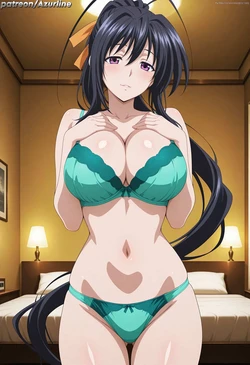 [Azurline] Akeno Himejima (High School DxD) #4 (Patreon) [AI Generated]