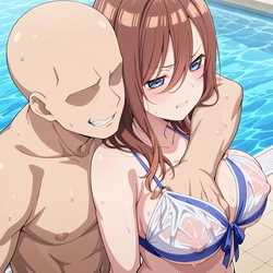 [bm/bm337 (29533372)] Nakano Miku [AI Generated]