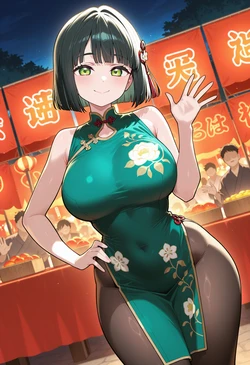 [Nankoai] Ginko Momose -百生 吟子-req-china.dress-festival-outdoors- (Patreon) [AI Generated]