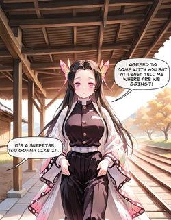 Kanae Kocho Goes To City [AI Generated]