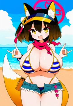 14酱画风的泉奈 (Blue Archive) [AI Generated]