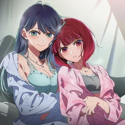 [Mistel Noir] Kurokawa Akane and Arima Kana [AI Generated]