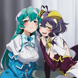 [Mistel Noir] Magia Baiser and Magia Azure [AI Generated]