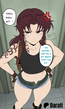 Blacked Lagoon revy femboy [AI Generated]