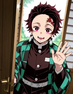 [ド夏/donatsu] [Demon Slayer] Tanjirou can't stand Mitsuri's sexy body [AI Generated]