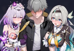 (kuroiino) Firefly&Castorice ホタル&キャストリス (honkai star rail) [AI Generated]