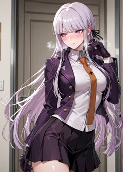 [KALA AI NSFW (VAMA)] - Kirigiri Kyoko (Danganronpa) (Patreon) [AI Generated]