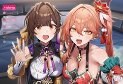 (kuroiino) Sushang&Guinaifen 素裳&桂乃芬 (honkai star rail) [AI Generated]