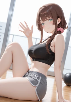 [Rei | Digital Works] Yua Uchida - Chitose-kun wa Ramune Bin no Naka [AI Generated]