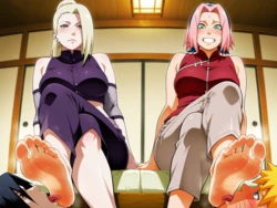 [Apersdraw] Naruto foot fetish [AI Generated]