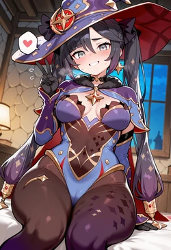 [Nankoai] Mona Megistus (Genshin Impact)-req-bedroom-BBC- (Patreon) [AI Generated]