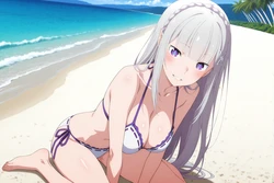 AetherMind AI - エミリア Emilia 117p Extra [AI Generated]