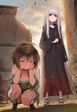 [PATREON] Xiommec  - A WITCH ADOPTS A FUTA GIRL [AI Generated]