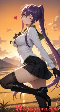 [NatsuYoru] Saeko Busujima (Highschool of the Dead) [AI Generated]