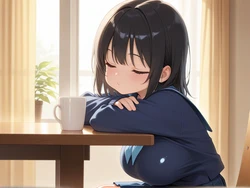 ミニマム巨乳の妹にパンストはかせてHなことをしただけのこと[AI Generated]
