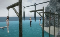 焚天刀 pixiv skyrim bondage hanging part 1