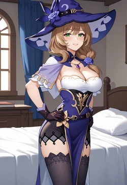 [DavionCoreArt] Lisa Minci (Genshin Impact) (AI Generated)