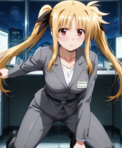 [Lightning] 【Request】 Fate T. Harlaown Having Sex with Office Workers | Magical Girl Lyrical Nanoha (Patreon) [AI Generated]