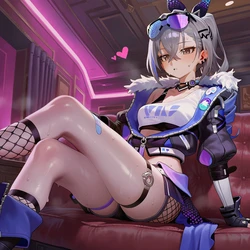 [Nanami🔞] 銀狼 SilverWolf - Honkai: Star Rail (Patreon) [AI Generated]
