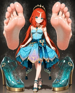 Nilou Feet & heels sweating RandomSet_01 [AI Generated]