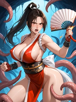 [Kevin Zheng] Mai Captured by Tentacles + Mai x Tentacles [AI Generated]