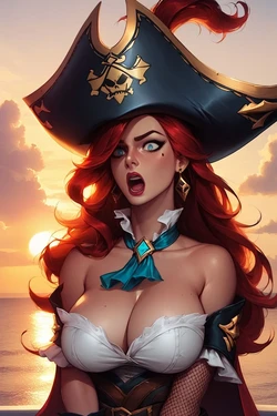 miss fortune pirata [AI Generated]