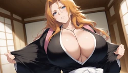 (Clothes AI) Matsumoto Rangiku 松本乱菊 (bleach) [AI Generated]