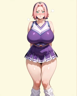 [MissMTF] Sakura Haruno - Cheerleader (AI Generated)