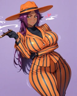 [MissMTF] Yoruichi Shihouin - Zoot Suit (AI Generated)