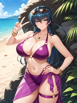 [Kevin Zheng] Asagi Bikini + Asagi x Orc [AI Generated]