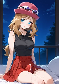 [AgrenSoufer] Futanari Serena (Pokemon) (Patreon) [AI Generated]