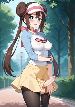 [AgrenSoufer] Futanari Rosa (Pokemon) (Patreon) [AI Generated]