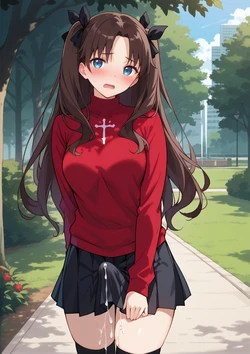 [AgrenSoufer] Futanari Rin (Fate) (Patreon) [AI Generated]
